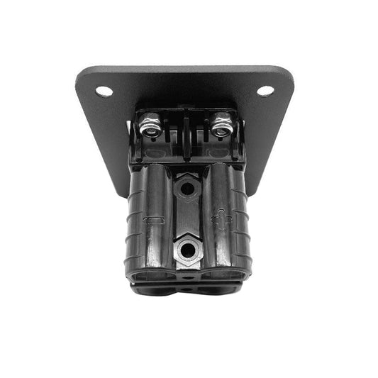 Dual Twin Aluminum Flush Mount Plate Panel Suitable For Anderson Style Plug 50A