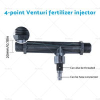 {{ 1/2  3/4  Irrigation Venturi Fertilizer Kit Injector Water Tube Switch Filter }} - Buy Car Parts Online at {{ Kaka Auto Parts }}.