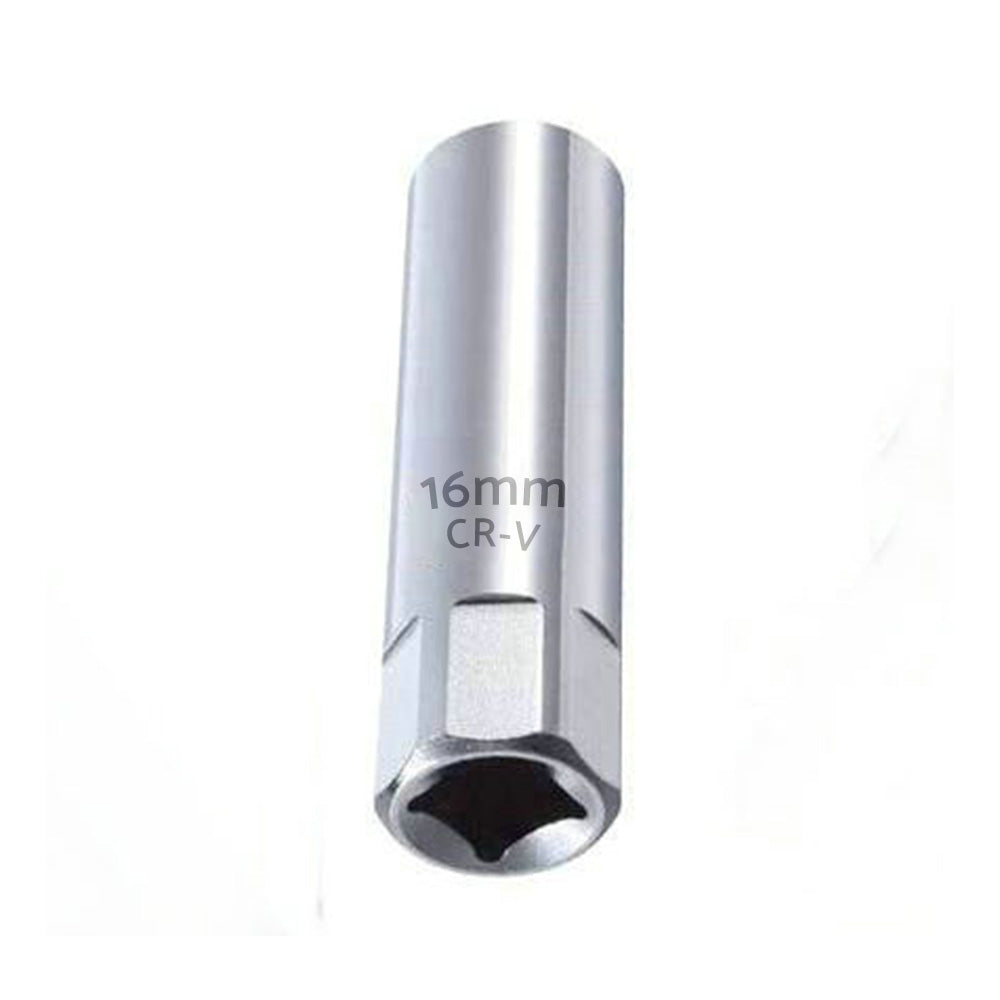 14mm and 16mm 12 Point Deep Thin Wall Spark Plug Socket 3/8 Inch Drive Suitable For Auto Car Removal