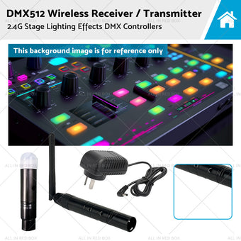 compare product 2.4G Wireless DMX512 Transmitter & Receiver XLR Suitable For Stage Lighting Controllers