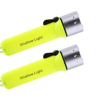 180Lm LED Scuba Diving Flashlight Torch Suitable For Underwater Waterproof Lighting