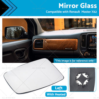 compare product Left Mirror Glass Suitable for Renault Master X62 2010-2019 Heated Convex Base