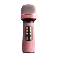 Wireless Bluetooth Portable Karaoke Microphone Speaker Rechargeable Handheld Mic With USB Speaker for Home Party Singing