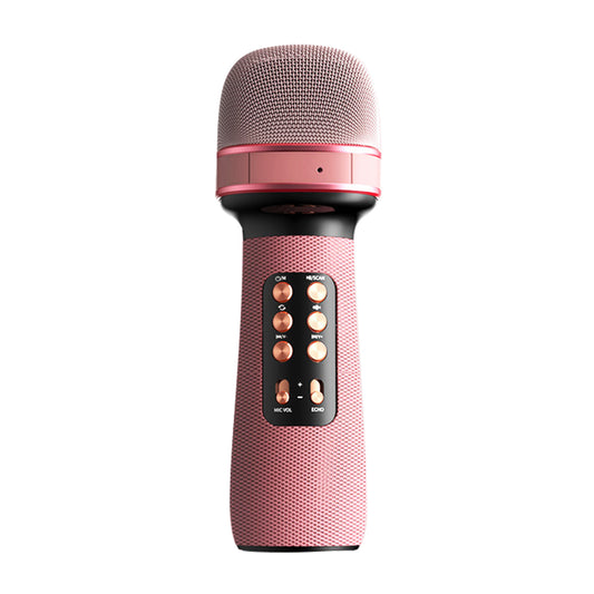 Wireless Bluetooth Portable Karaoke Microphone Speaker Rechargeable Handheld Mic With USB Speaker for Home Party Singing