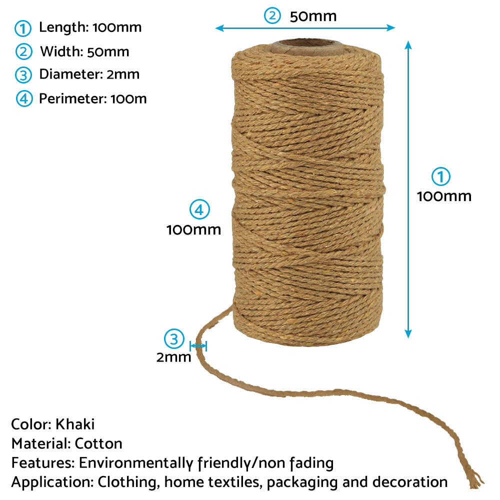 {{ Cotton Twine Natural Jute Twine Packing Twines Bakers Twine Gift Wrapping Crafts }} - Buy Car Parts Online at {{ Kaka Auto Parts }}.