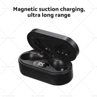 1 pair of digital rechargeable hearing aids, voice amplifier – Silver + Black, in-ear sound amplifiers