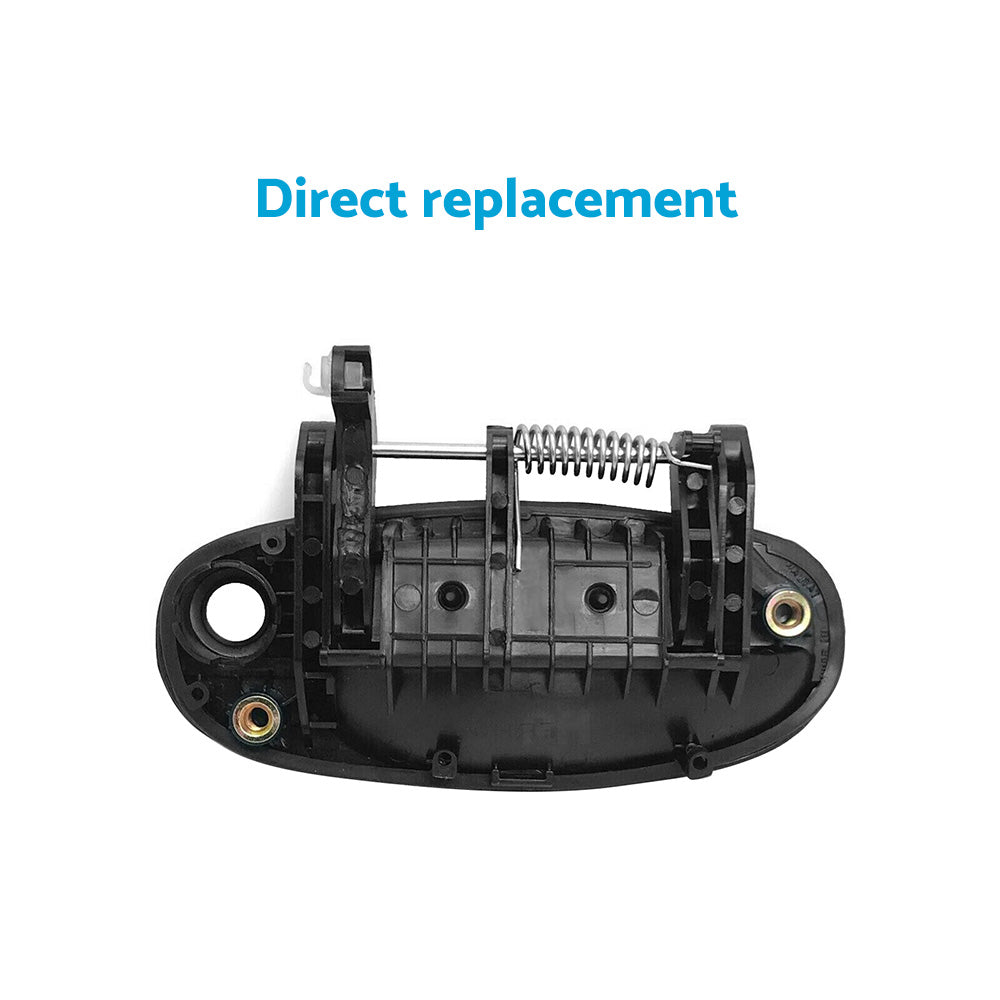 Front Left Outer Door Handle Black Suitable For Holden Barina TK Hatch 3 5 DR