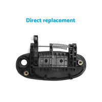 Front Left Outer Door Handle Black Suitable For Holden Barina TK Hatch 3 5 DR