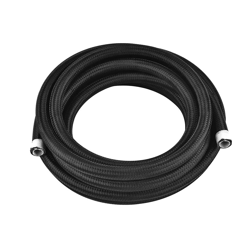 {{ 8AN E85 Stainless Steel Braided PTFE Fuel Line Hose Swivel Fittings Kit 20FT 6M }} - Buy Car Parts Online at {{ Kaka Auto Parts }}.