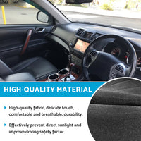 {{ Non-Slip Dash Mat Suitable For Toyota Kluger Highlander 08-13 Dashboard Cover }} - Buy Car Parts Online at {{ Kaka Auto Parts }}.
