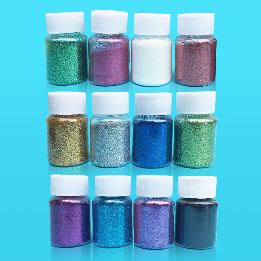 {{ 24 x 20ml Colors Glitter Pigment Debris Resin Epoxy Dream Flash Powder Crafts }} - Buy Car Parts Online at {{ Kaka Auto Parts }}.