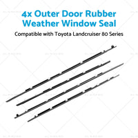 {{ Outer Door Rubber Weather Window Seal Suitable For Toyota Landcruiser 80 Series }} - Buy Car Parts Online at {{ Kaka Auto Parts }}.
