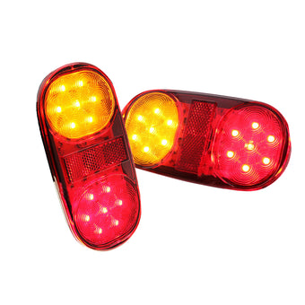 compare product 2x Trailer Tail Lights 28 LED Suitable For Truck, Camper, UTE, Caravan & 4WD Stop Indicator