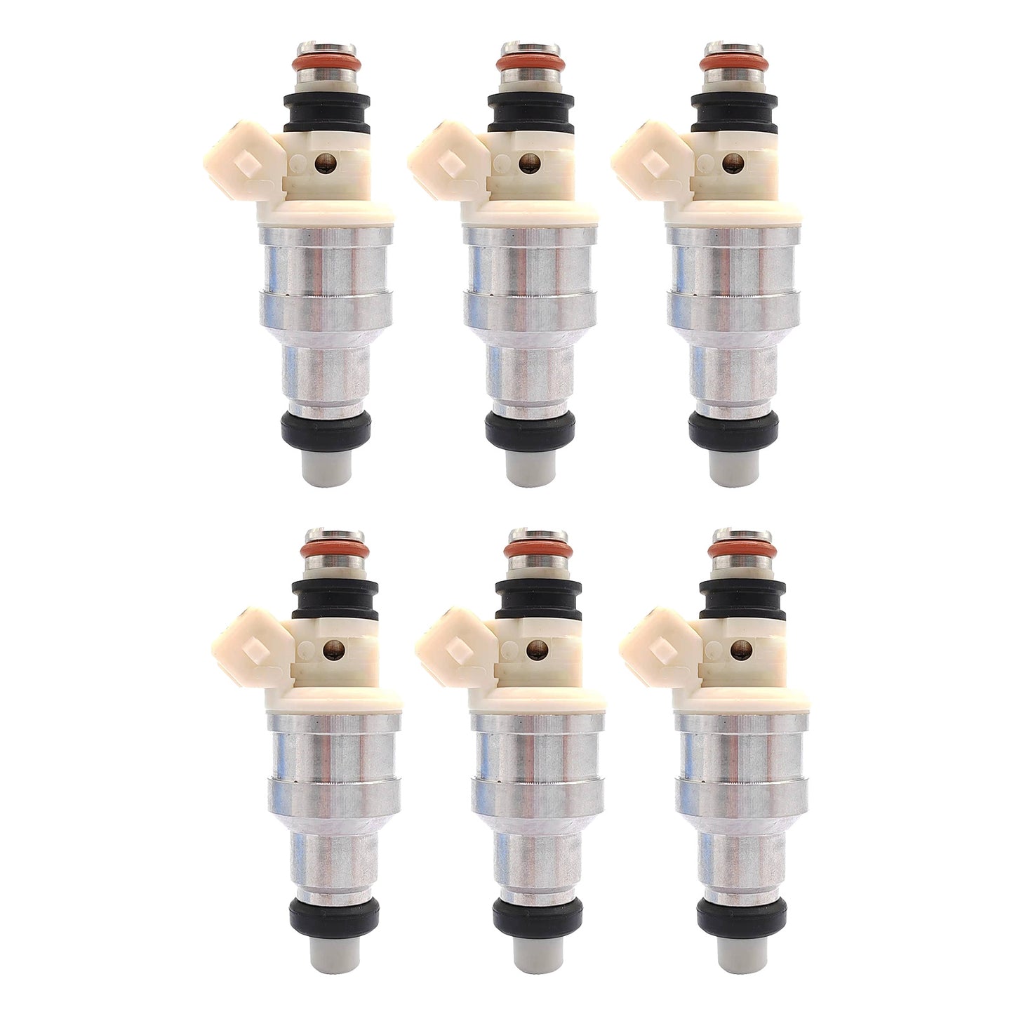 6x Fuel Injectors Suitable For Mitsubishi Galant Base LS 2.0 1990-1992 MD156760