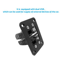 Dual Twin Aluminum Flush Mount Plate Panel Suitable For Anderson Style Plug 50A