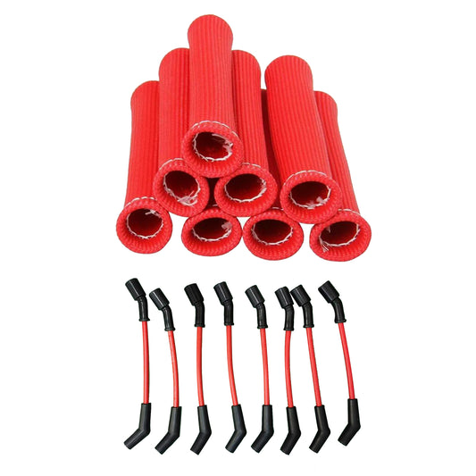 9mm Spark Plug Leads w/Sleeves suitable for Chev LS1-L98 & Commodore