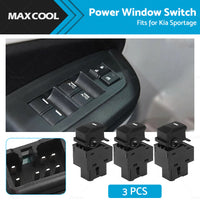 {{ 3x Passenger Side Power Window Switch 93580-3W000 Fit For Kia Sportage 2010-2015 }} - Buy Car Parts Online at {{ Kaka Auto Parts }}.