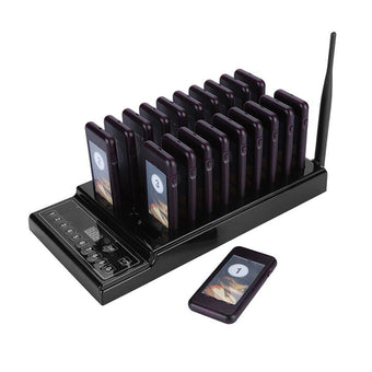 compare product 20 Restaurant Coaster Pager Guest Call Wireless Paging Queuing Calling System