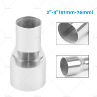 {{ 2  Up To 3  Inch OD Adaptor Steel Exhaust Tube Pipe Adapter Reducer - 2. 25  2. 5  3 }} - Buy Car Parts Online at {{ Kaka Auto Parts }}.