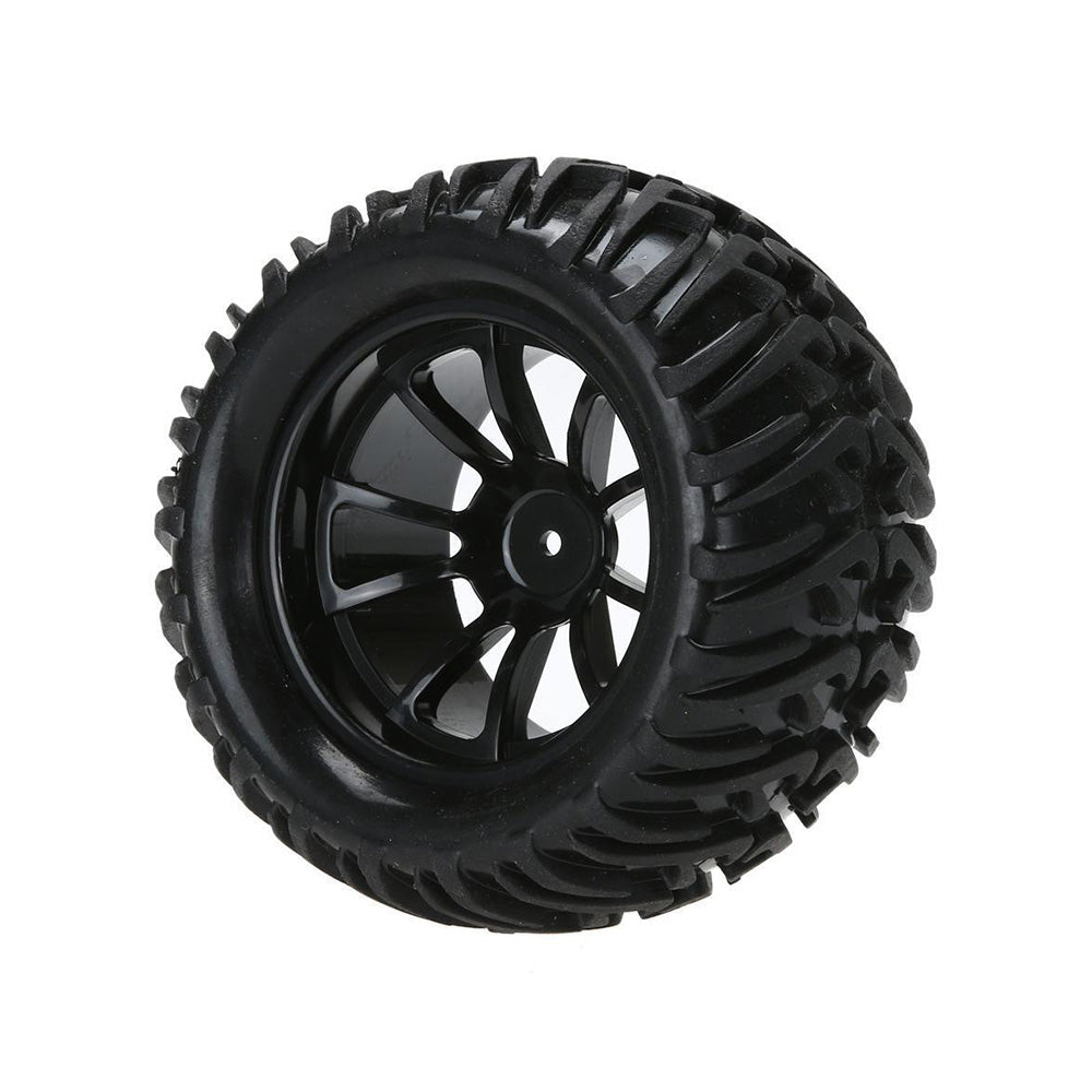 4x Wheel Rim & Tires Suitable For HSP 1:10 Monster Truck RC Car 12mm Hub