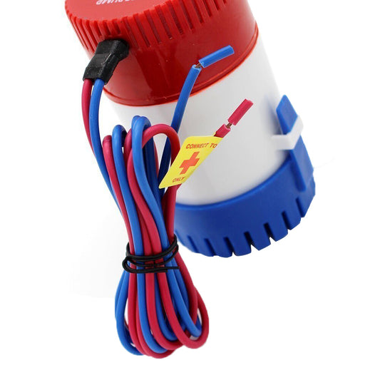 12V 750GPH Electric Submersible Bilge Water Pump Suitable For Marine Yacht Boat