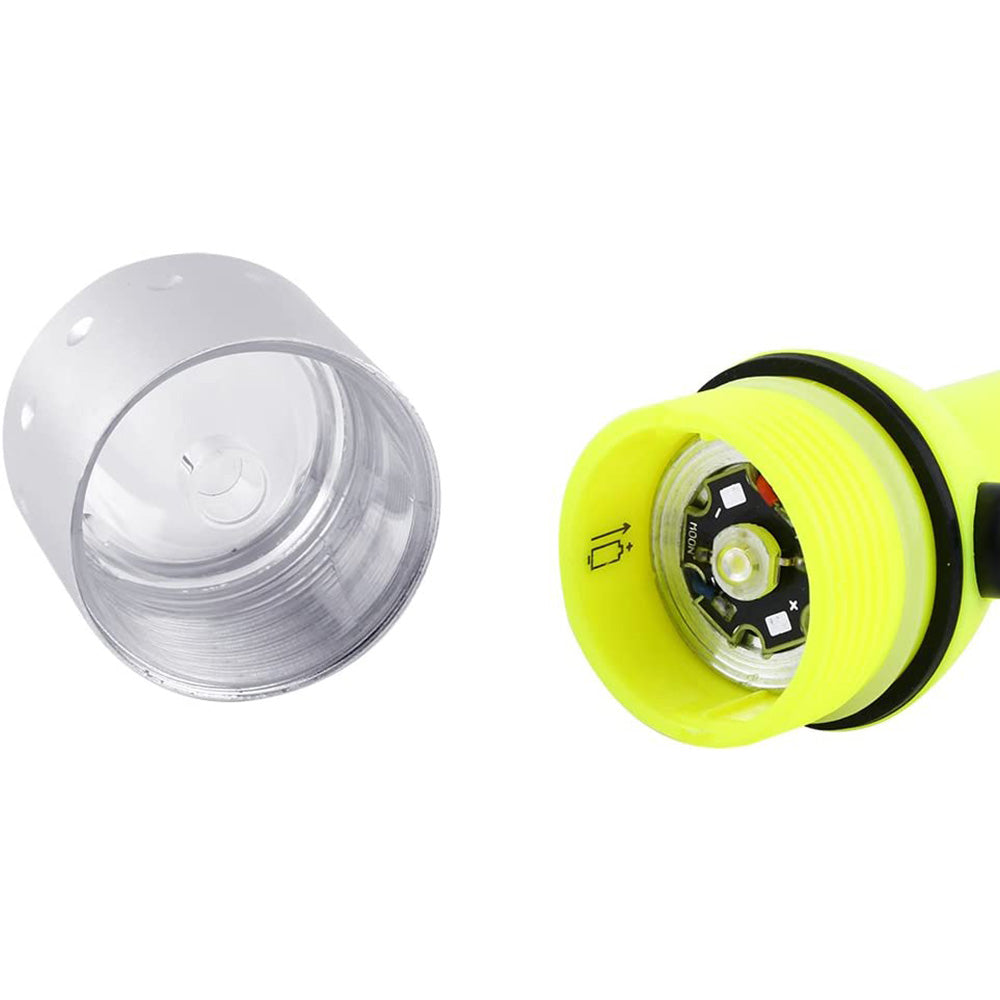 2x Waterproof Bright LED Scuba Diving Underwater Flashlight Torch Light Lamp Suitable For Diving & Outdoor Use