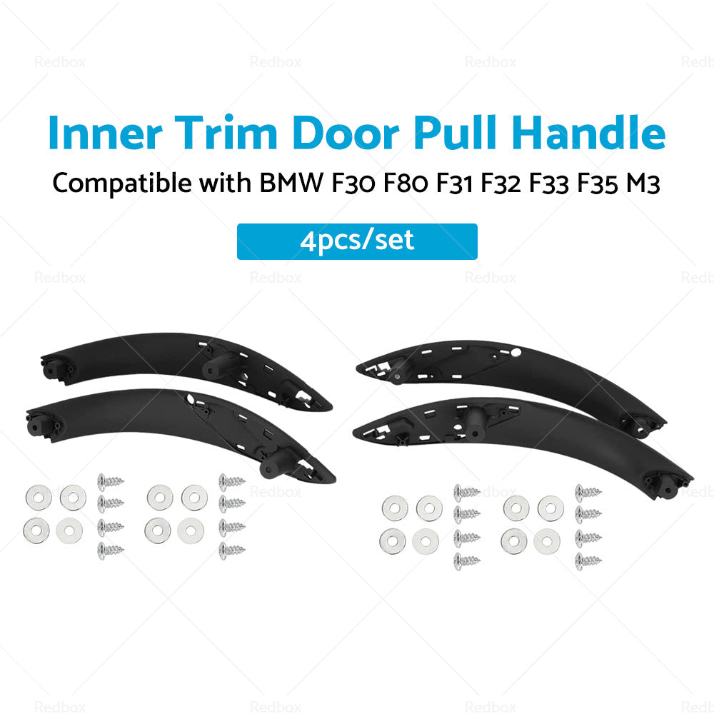 {{ 4x Inner Trim Door Pull Handle Suitable For BMW F30 F80 F31 F32 F33 F35 M3 }} - Buy Car Parts Online at {{ Kaka Auto Parts }}.