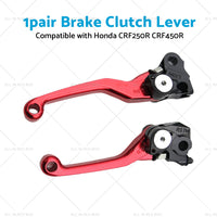 {{ Pair Pivot Brake Clutch Lever Red Suitable For Honda CRF250R CRF450R 2007-2012 }} - Buy Car Parts Online at {{ Kaka Auto Parts }}.