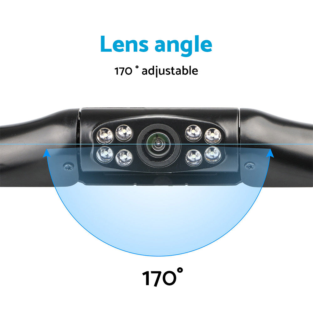 170 Angle Car Rear View Reversing HD Camera Back Up Parking Number Plate Night Vision