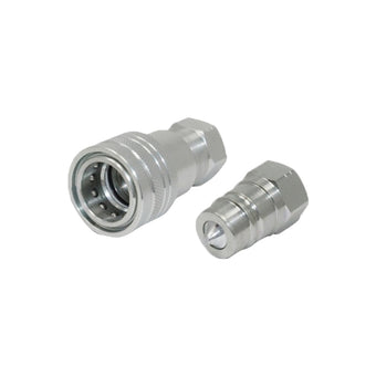 compare product Pair Hydraulic Quick Release Coupling 1 or 2 Inch BSP Suitable For Tractor Loader Male & Female Set