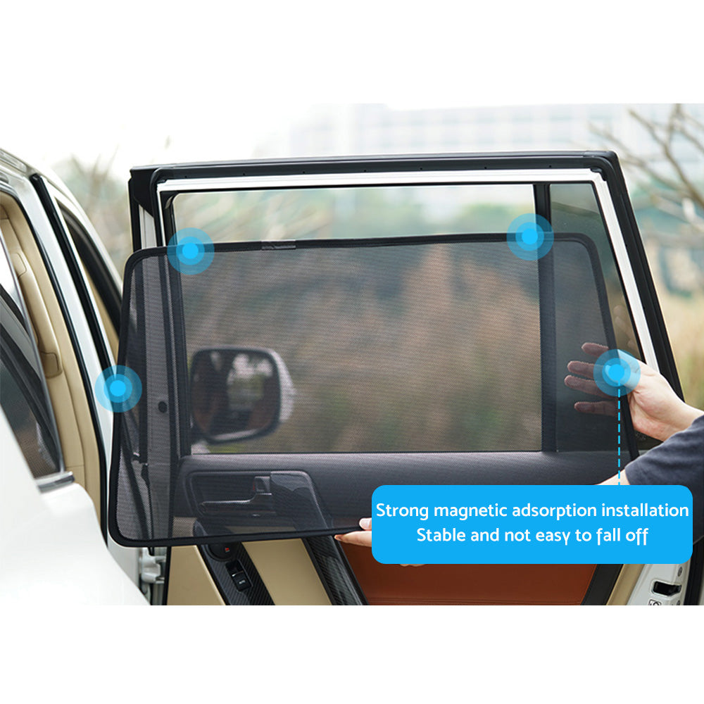 6x Window Mesh Sun Shades Suitable For Toyota Landcruiser 300 2021