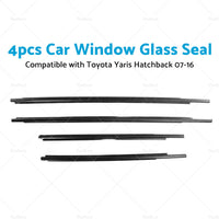 {{ 4PCS Window Glass Seal Weatherstrip Suitable For Toyota Yaris Hatchback 07-16 }} - Buy Car Parts Online at {{ Kaka Auto Parts }}.