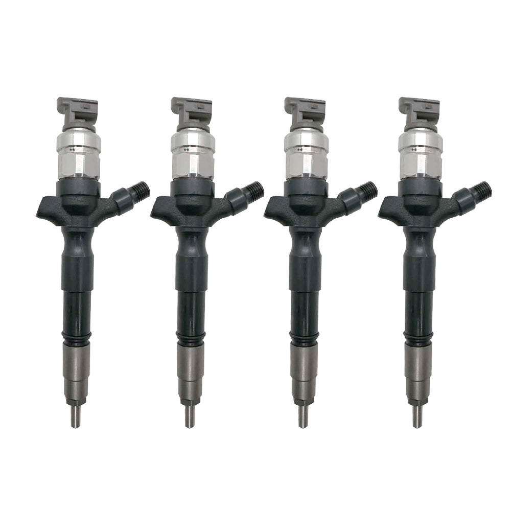 4x Diesel Fuel Injector Suitable For Toyota Hilux & Fortuner KUN26 1KD-FTV D4D 3.0L