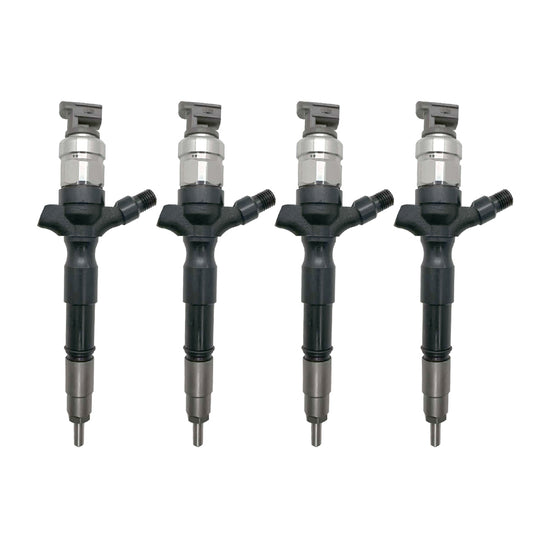 4x Diesel Fuel Injector Suitable For Toyota Hilux & Fortuner KUN26 1KD-FTV D4D 3.0L