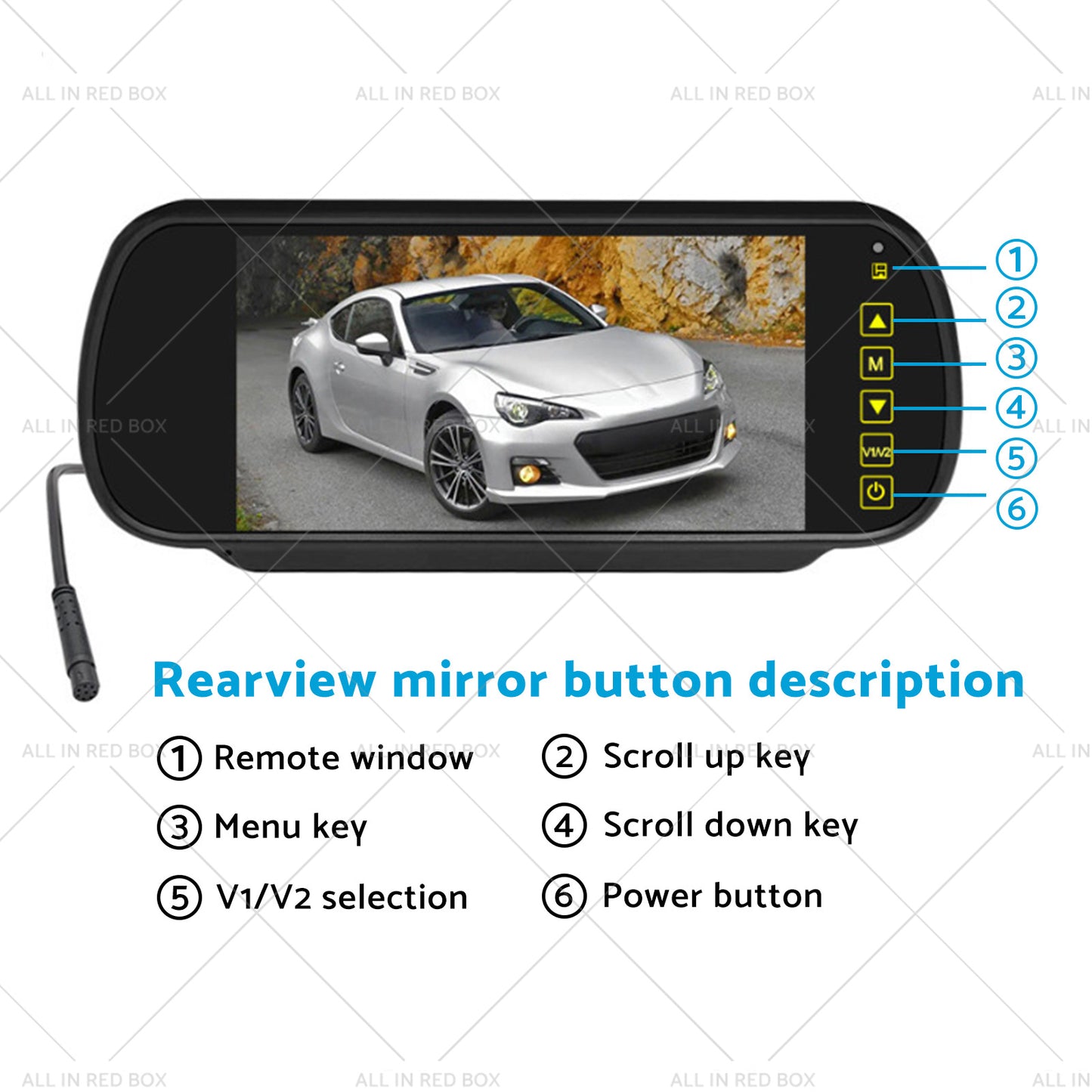 {{ Brake Light Backup Camera W or  7''Monitor Suitable for 07-19 Sprinter or VW Crafter }} - Buy Car Parts Online at {{ Kaka Auto Parts }}.