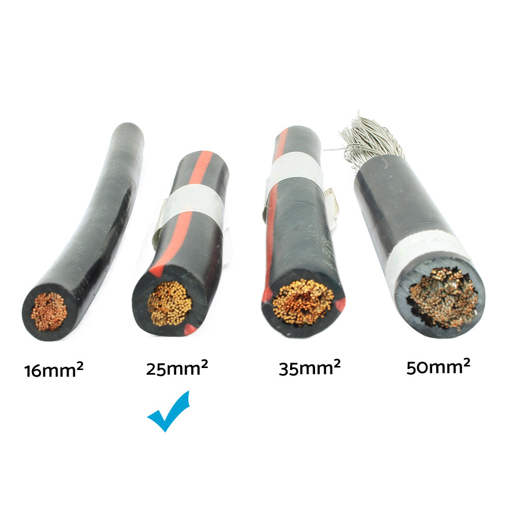 30cm Battery Joiner Connector Lead DC Wire 100A 12V 24V Cable with Lugs Red & Black