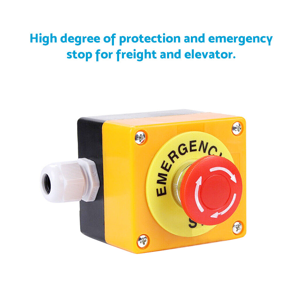 {{ Emergency Stop Shut Off Push Buttons Switch 1NO  1NC e-stop Push Button AU }} - Buy Car Parts Online at {{ Kaka Auto Parts }}.