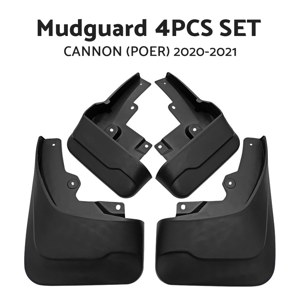 {{ Car Mud Flaps Kit For Great Wall Cannon GWM Poer UTE NPW 2. 0L GW4D20 2020 - 2022 }} - Buy Car Parts Online at {{ Kaka Auto Parts }}.
