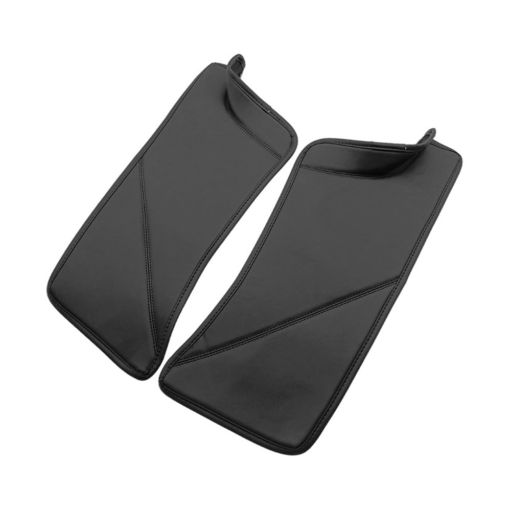 2x PU Rear Door Sill Protector Cover Pad Suitable For Tesla Model Y 2020-2022