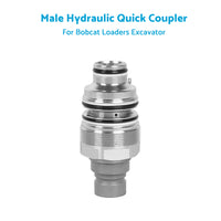 {{ For Bobcat Male Hydraulic Flat Face Quick Coupler 6679837 46mm 1 13 or 16 inch  thread }} - Buy Car Parts Online at {{ Kaka Auto Parts }}.