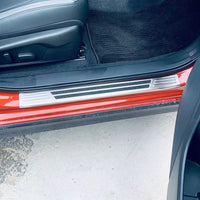 4x Steel Door Sill Protector Trim Scuff Plate Suitable For Subaru Crosstrek 2023