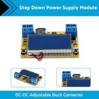{{ DC-DC Adjustable Buck Converter Step Down Power Supply Module LCD with Shell }} - Buy Car Parts Online at {{ Kaka Auto Parts }}.