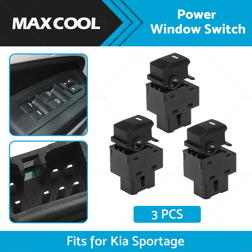 {{ 3x Passenger Side Power Window Switch 93580-3W000 Fit For Kia Sportage 2010-2015 }} - Buy Car Parts Online at {{ Kaka Auto Parts }}.