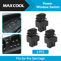 {{ 3x Passenger Side Power Window Switch 93580-3W000 Fit For Kia Sportage 2010-2015 }} - Buy Car Parts Online at {{ Kaka Auto Parts }}.