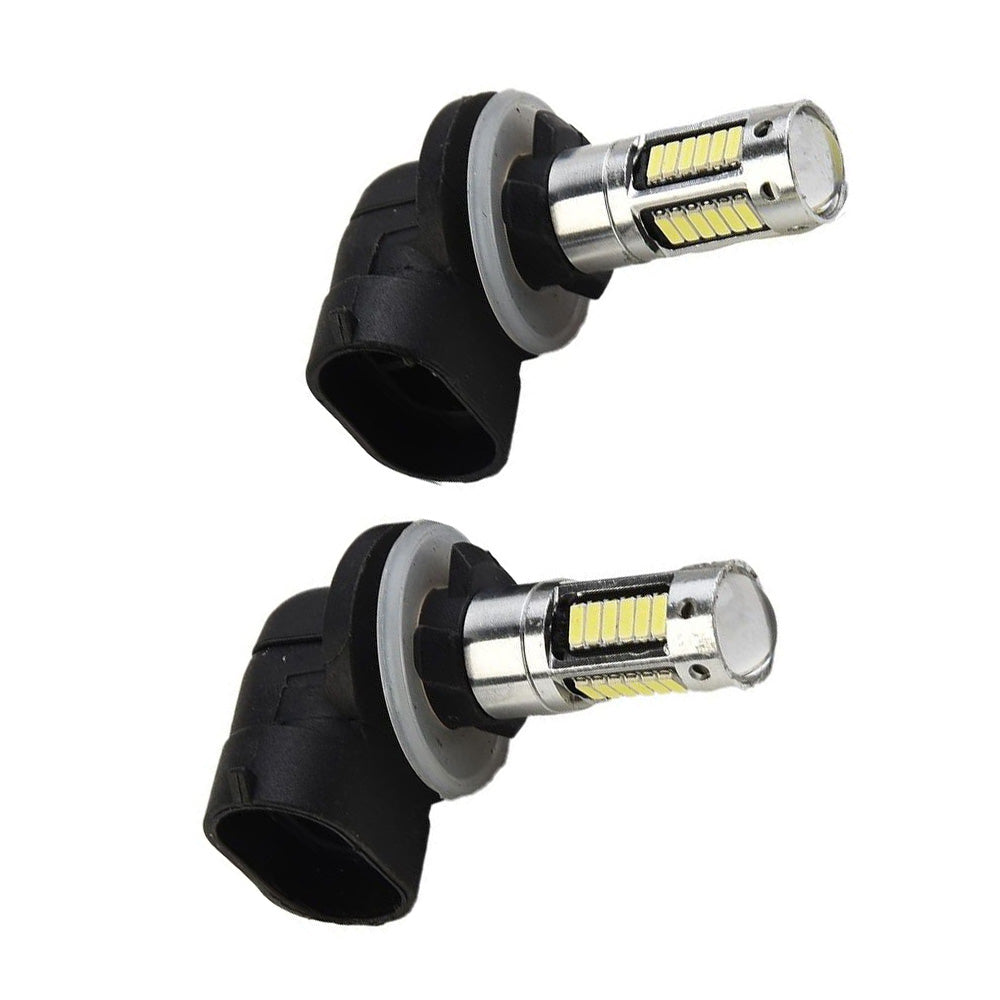 2x 881 H27 30W 6000K White LED Car SUV Fog Light Bulb DRL Lamp Extremely Bright