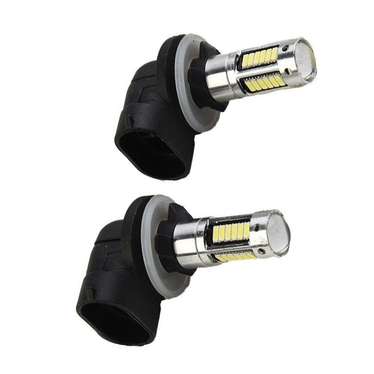 2x 881 H27 30W 6000K White LED Car SUV Fog Light Bulb DRL Lamp Extremely Bright
