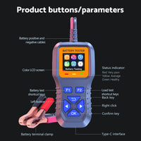 Battery Load Analyzer Tester for Truck Car 24/12/9V 3000CCA Truck Car