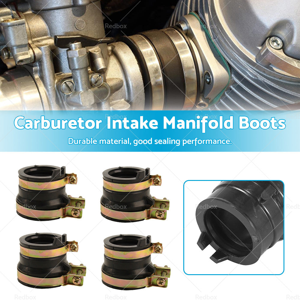{{ 4x Carburetor Intake Manifold Boots For Honda CBR250 MC22 MC19 CB400 NC31 }} - Buy Car Parts Online at {{ Kaka Auto Parts }}.