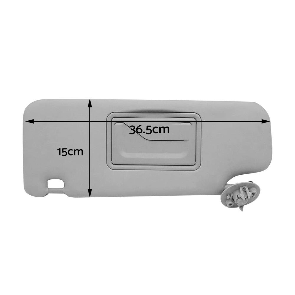 Sun Visor Passenger Left Side Suitable For Holden Barina TM 2011-2018, Ref. 9532750