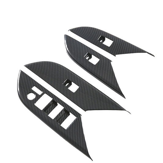 Window Lift Panel Cover Trim Sticker 4x Suitable For Toyota Hilux Revo 2024